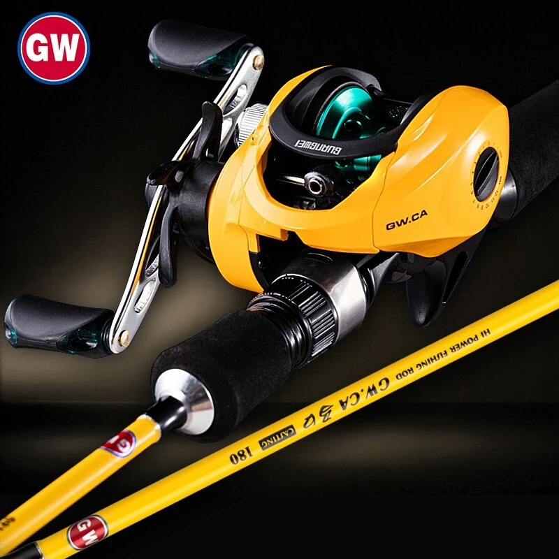 GW光威CA马口枪柄套装枪柄水滴轮路亚竿碳素钓竿UL调软尾鱼竿