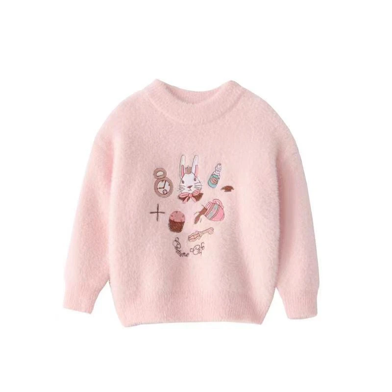 F 星【0801-1000】2024秋冬季新款儿童套头圆领针织衫