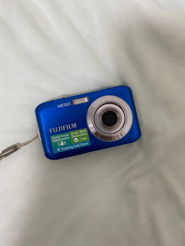 9新 Fujifilm/富士 jv200蓝色1400w像素ccd数码相机