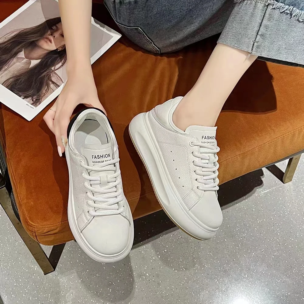 韩版时尚经典厚底百搭休闲鞋 6605 DI BT  检（直接拍大一码）