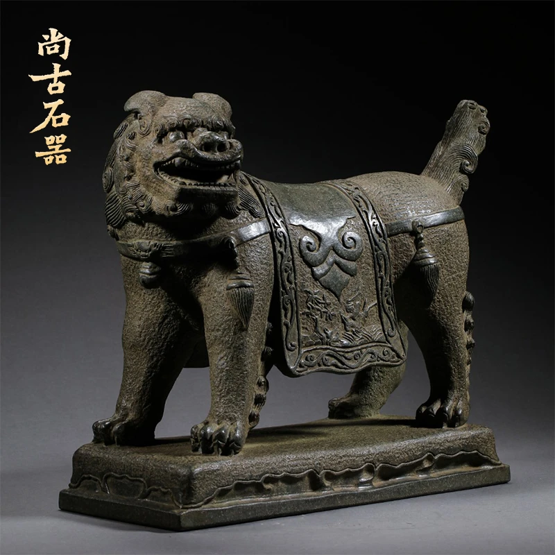 限量版作品 仿古复古做旧 新中式福建第一狮  家居饰品工艺品摆件