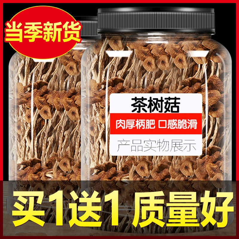 茶树菇当季新货 农家茶树菇干货新鲜茶树菇 脆嫩鲜香煲汤炖汤炒菜