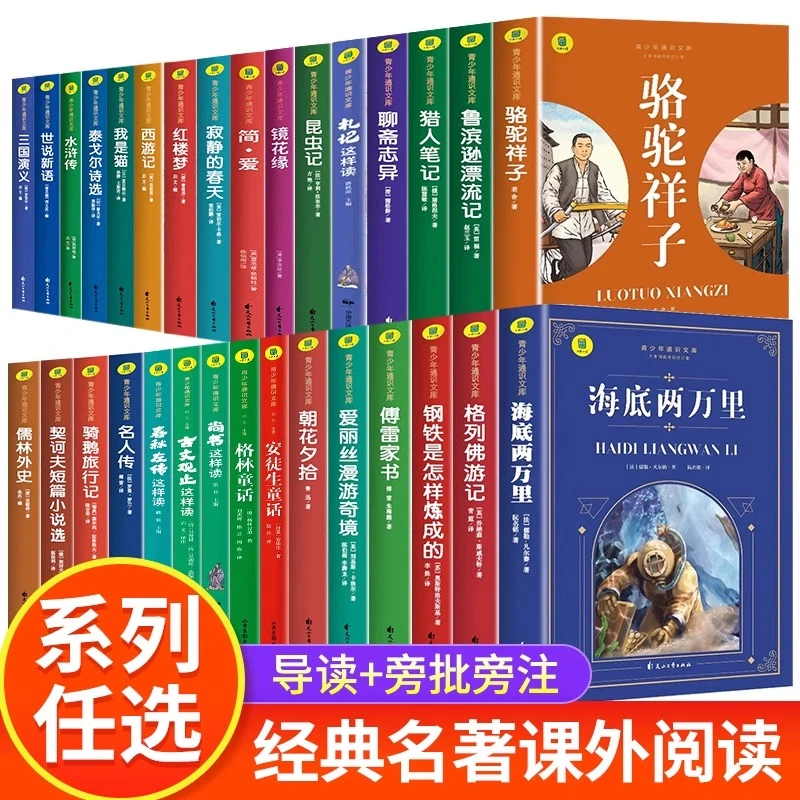 旭日通识文库初中生必读课外名著小说儿童文学雷家书猎人笔记海底