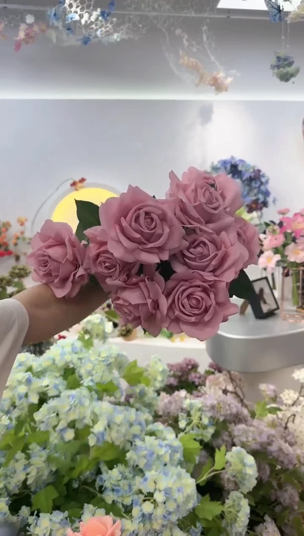 【闪购商品】拍10到12豆沙紫玫瑰