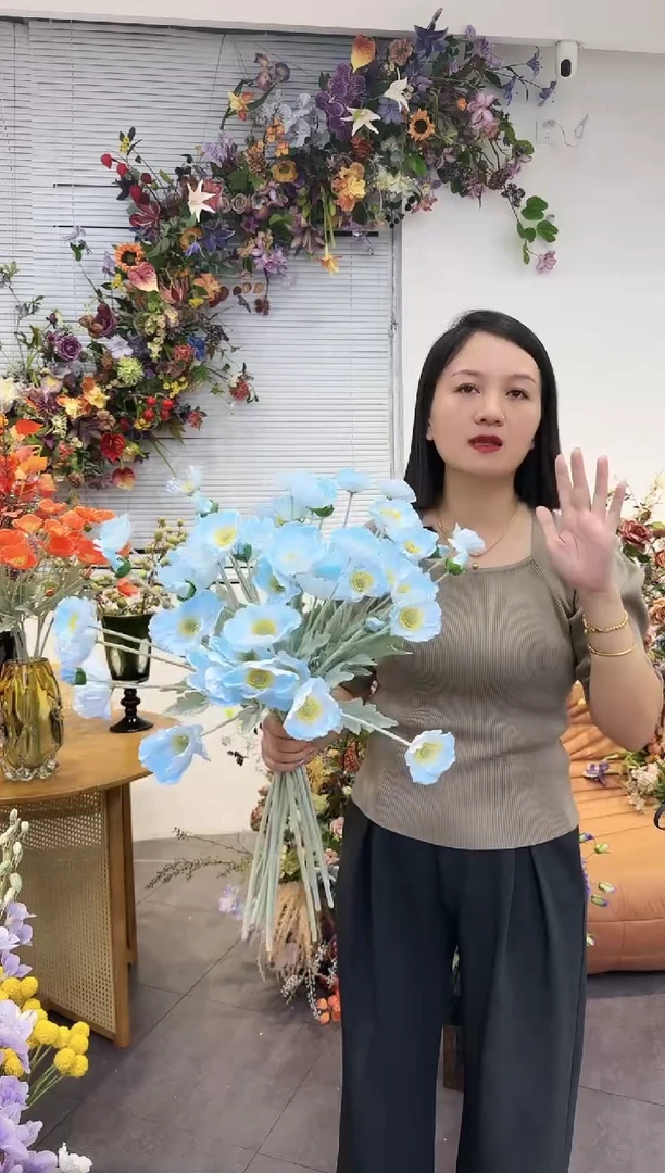 【闪购商品】拍10到12蓝色虞美人