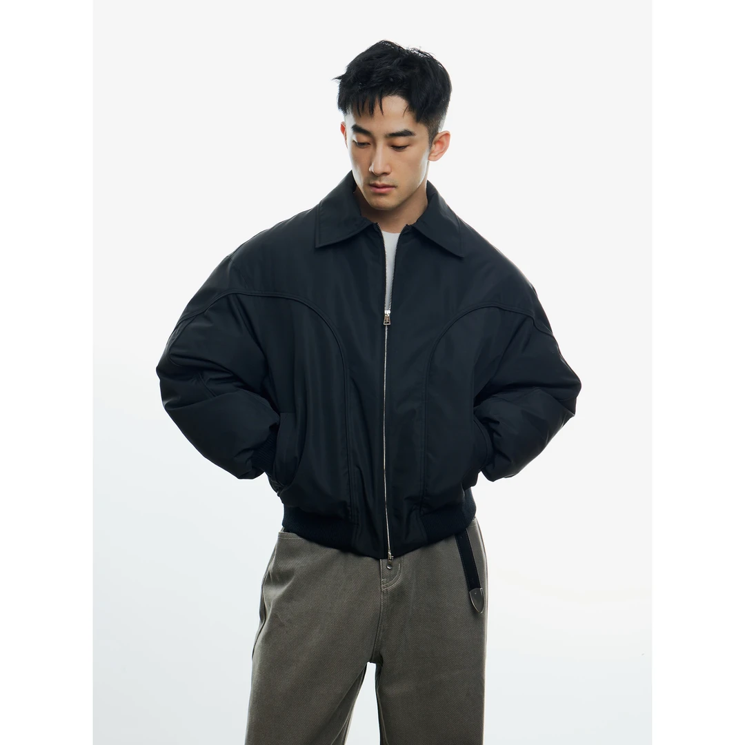 博衣社【短款翻领羽绒服】冬季新品休闲宽松百搭显高保暖90白鸭绒