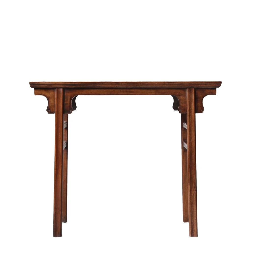 楠木刀牙板书案【不包邮古典】阳台桌子家用书桌新中式写字台木家具