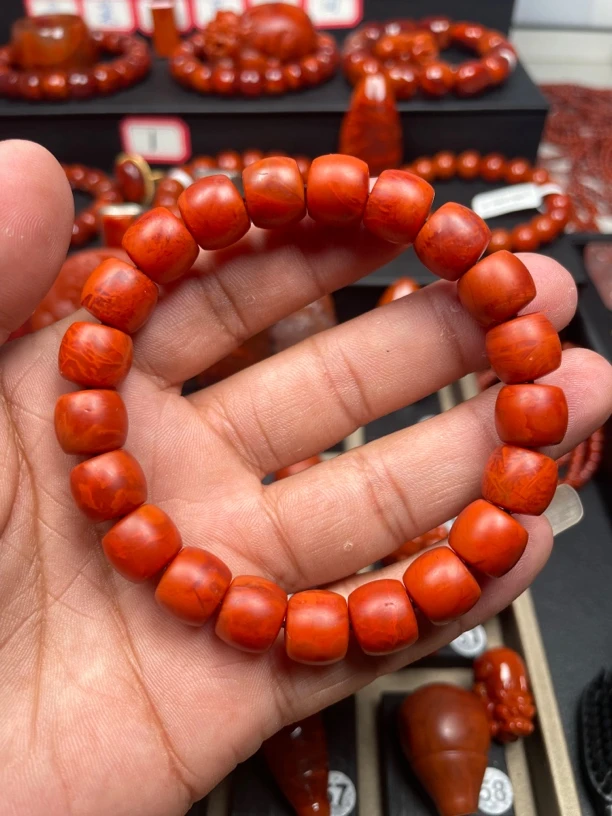 南红玛瑙单圈手串