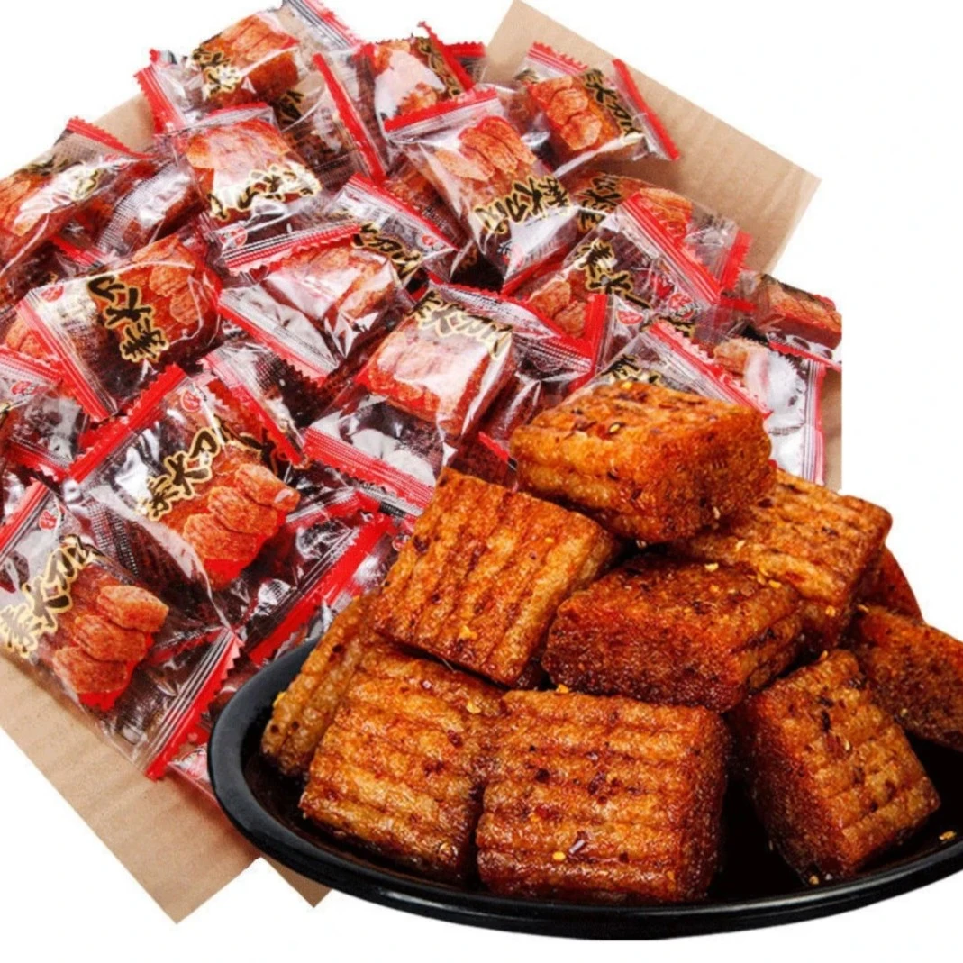 嚼劲大刀肉怀旧小零食素肉辣条休闲麻辣零食8090怀旧零食小包装