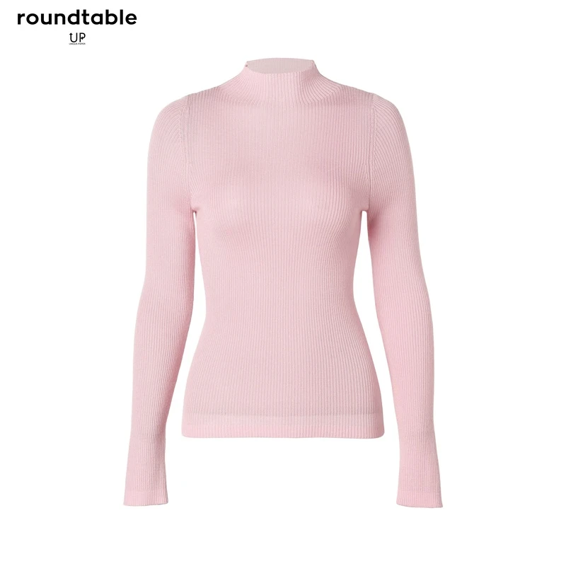 时尚百搭秋冬半高领窄肩打底修身套头毛衣圆领 ZDW7104915