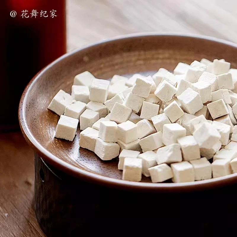 珠妈妈甄选-茯苓片云苓无硫云南白茯苓块