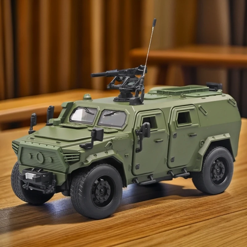 1:18东风猛士军事越野车合金模型仿真超大号军事战车男孩玩具摆件