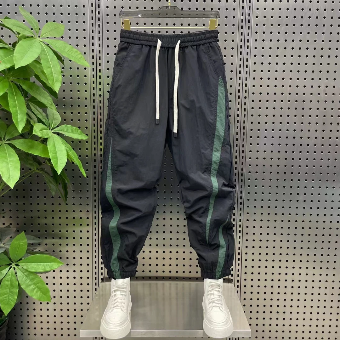 24年爆款速干春夏休闲裤休闲裤男士时尚百搭夏季薄款宽松潮流6398