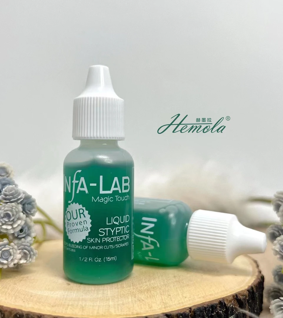 Infa-Lab美国小绿水美甲止血剂美甲店剪死皮止血液MAGICTOUCH