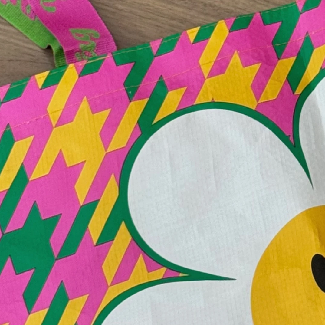 绿色环保可循环购物袋便携收纳袋多功能手提彩色编制环保袋