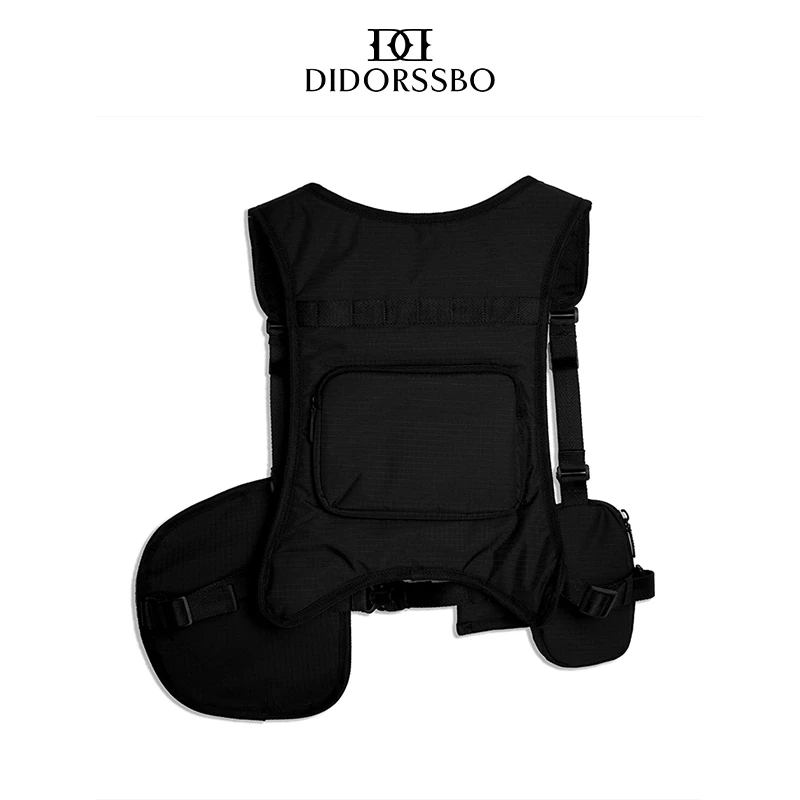 DIDORSSBO工装机车机能户外高阶纯色多功能户外钓鱼背包马甲007