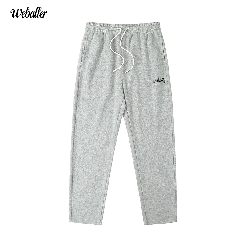 WEBALLER直筒篮球卫裤秋款休闲裤运动速干舒适长裤针织百搭