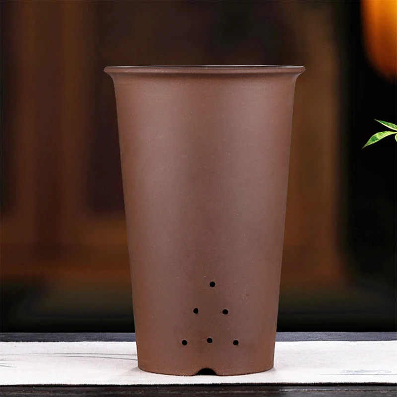 厂家紫砂花盆精品加高特大兰花盆专用陶瓷盆景多肉君子兰简约特价