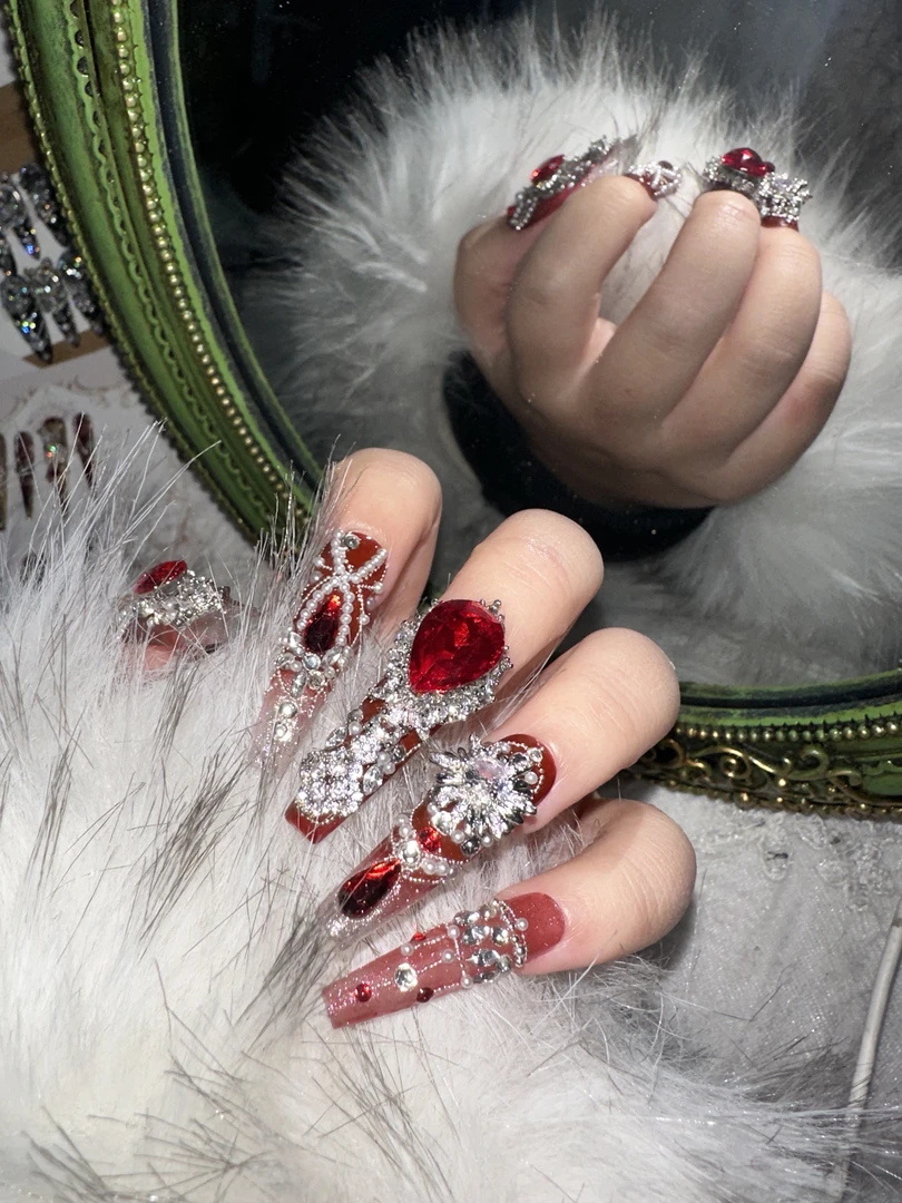 一帘幽梦-高贵古风新款手工穿戴甲