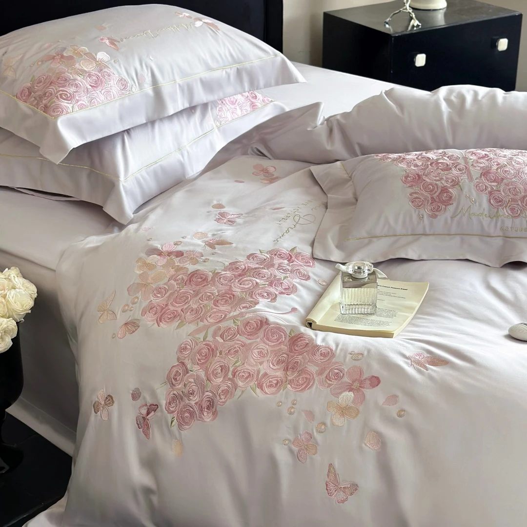 吴小胖‘优选之选’ 【S/REDFLOWER巴洛克之恋】亲肤裸睡长绒棉四件套