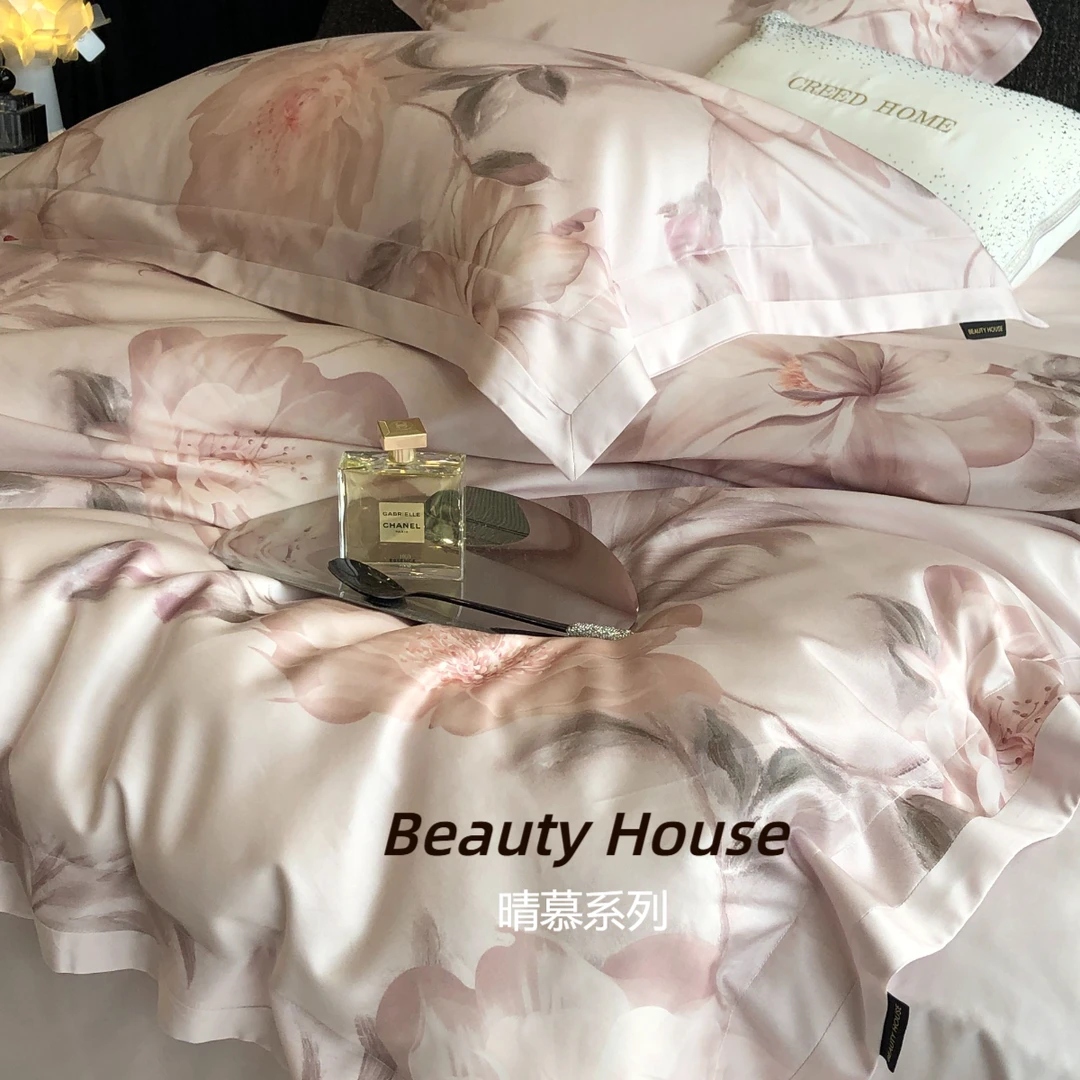 吴小胖‘优选之选’  【Beauty House晴慕】秋冬轻奢天丝棉亲肤四件套