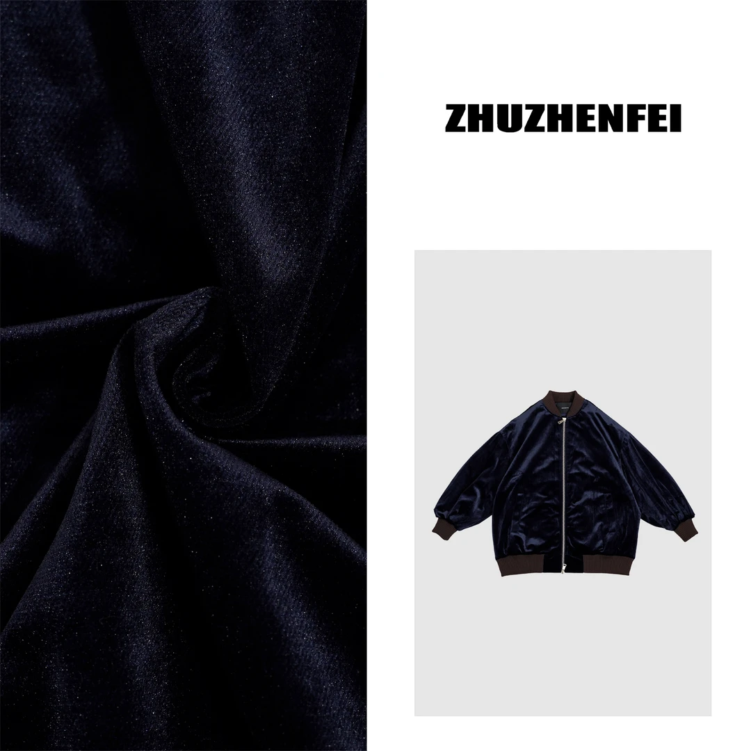 设计原创休闲百搭宽松舒适简约慵懒绒面保暖中长款外套Z244097