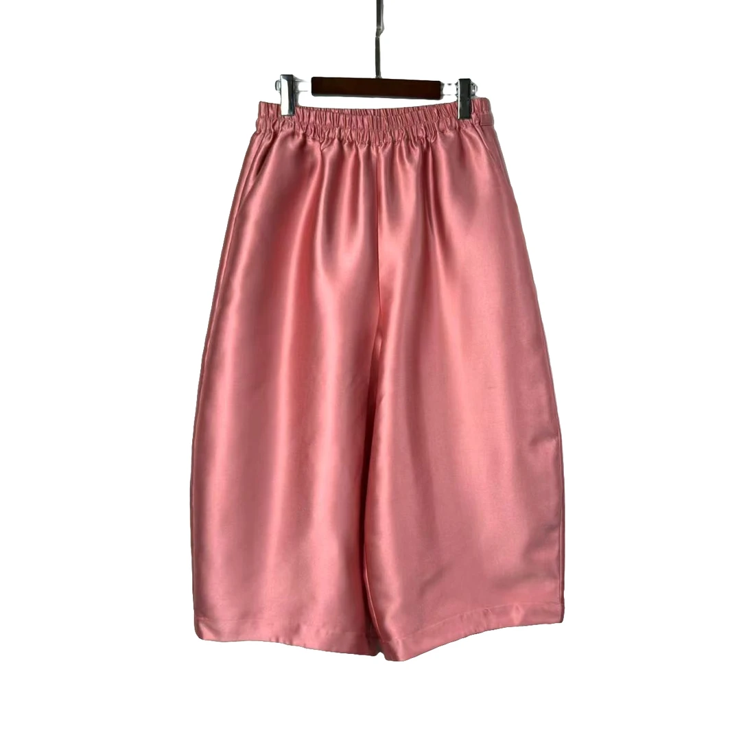 朱总原创设计素锦流年3562新款时尚花苞裤