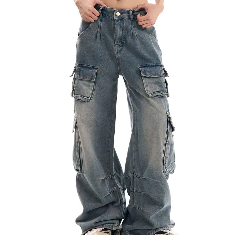 花信风时尚十口袋复古工装