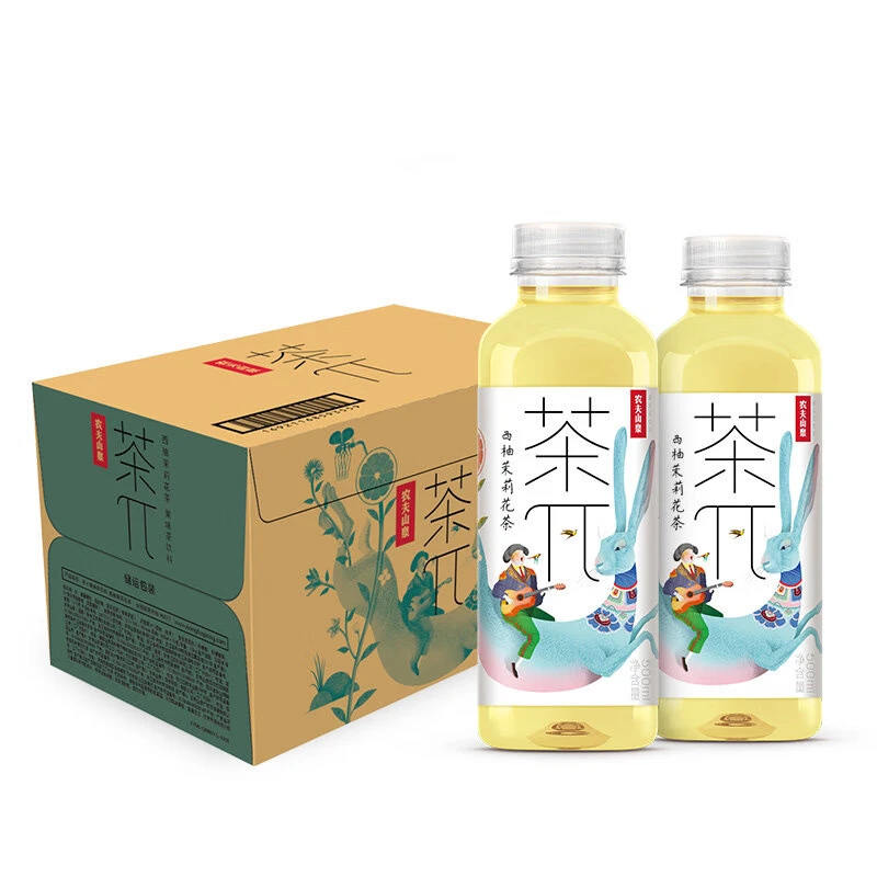 农夫/山泉 茶π饮料500ml*5/15瓶 饮料4种口味瓶装 蜜桃/西柚/柠檬