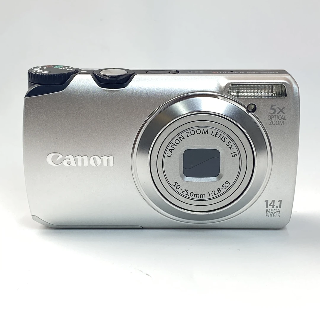 95新 Canon/佳能 a3200银色1410w像素5x光变ccd数码相机