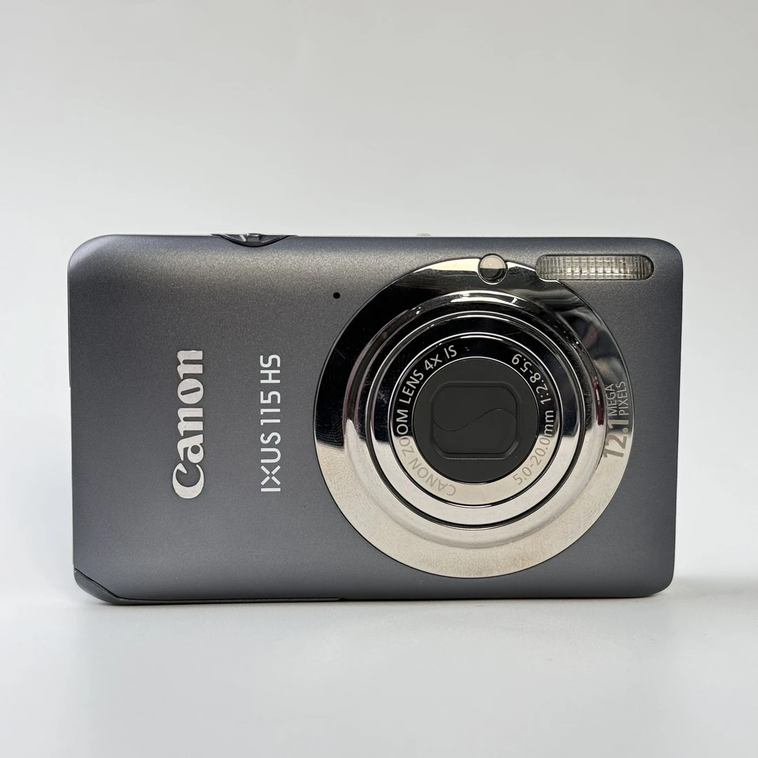 95新 Canon/佳能 ixus115灰色实况1210w像素4x变焦ccd数码相机