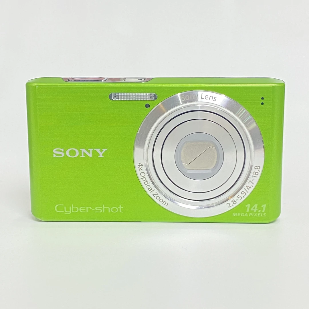 95新 Sony/索尼 w610绿色1410w像素4x光变ccd数码相机