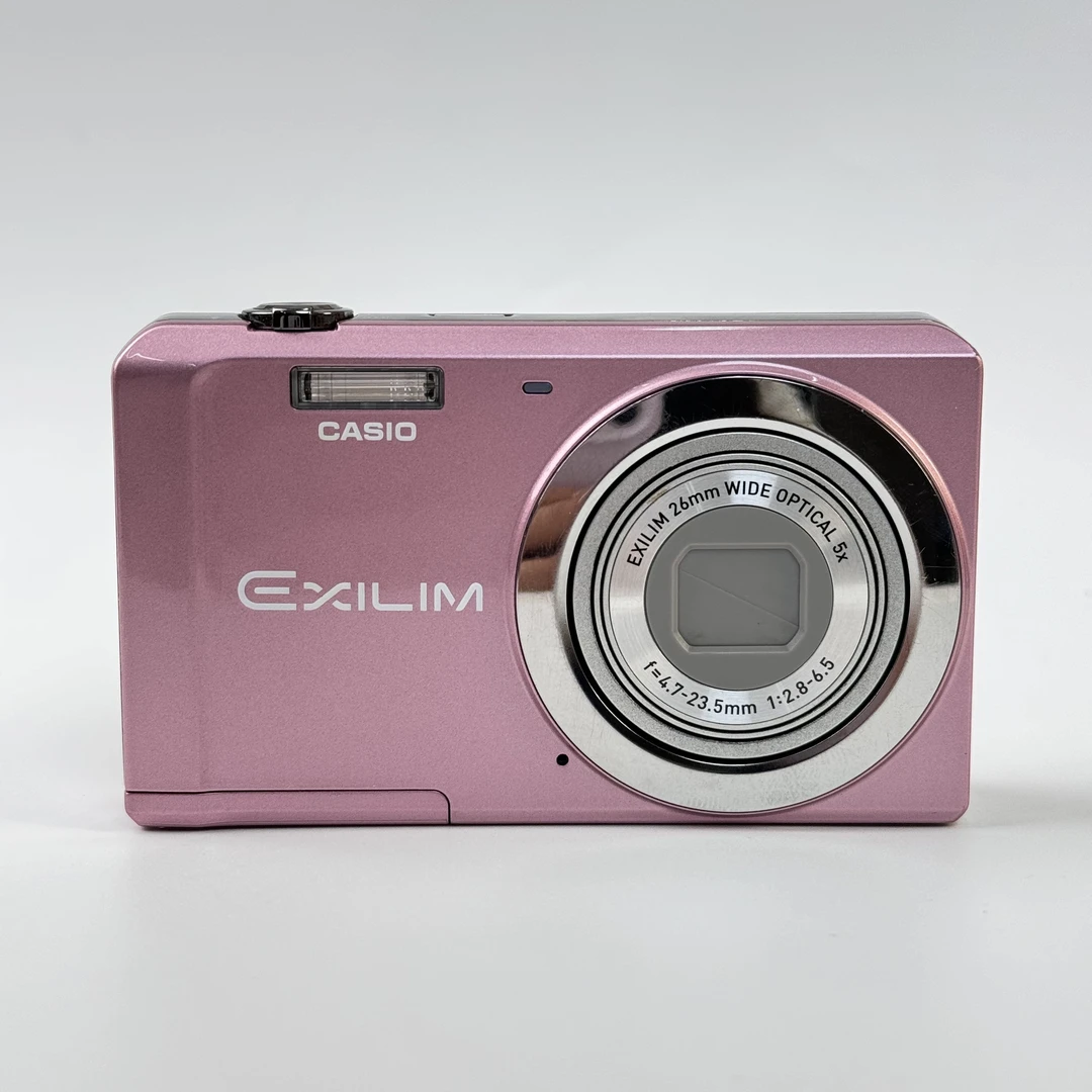 95新 Casio/卡西欧 zs5粉色1400w像素5x光变ccd数码相机