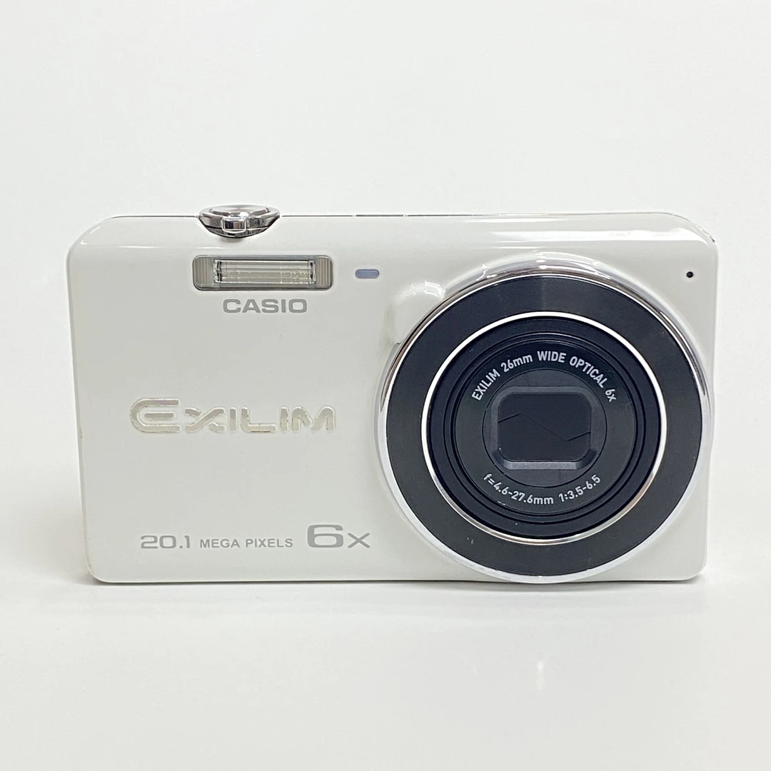 95新 Casio/卡西欧 zs35白色2010w像素6x光变ccd数码相机