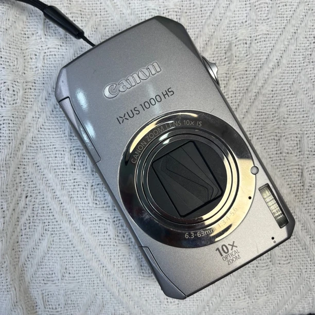 95新 Canon/佳能 ixus1000原盒银色1000w像素10x光变ccd数码相机