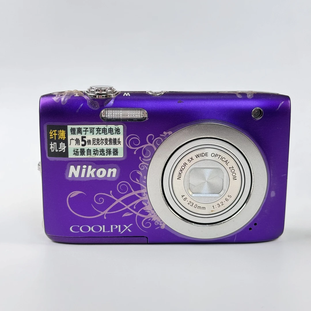 95新 Nikon/尼康 s2600紫色1420w像素5x光变ccd数码相机