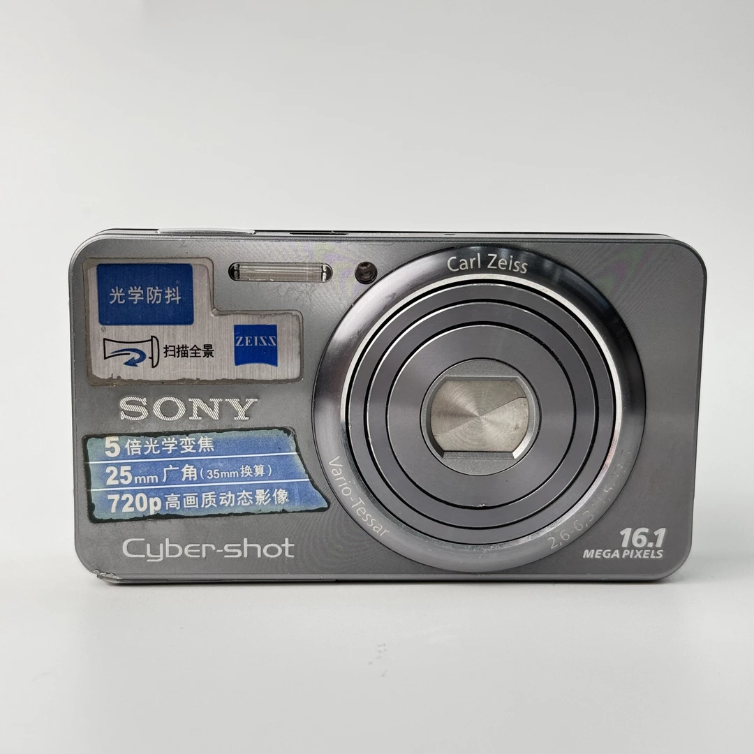 95新 Sony/索尼 w570灰色爆款1610w像素5倍变焦ccd数码相机