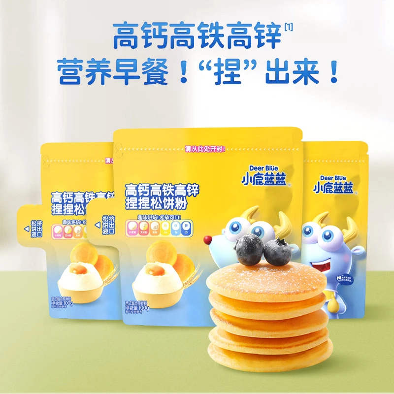 小1鹿1蓝1蓝. 高钙高铁高锌捏捏松饼粉100g