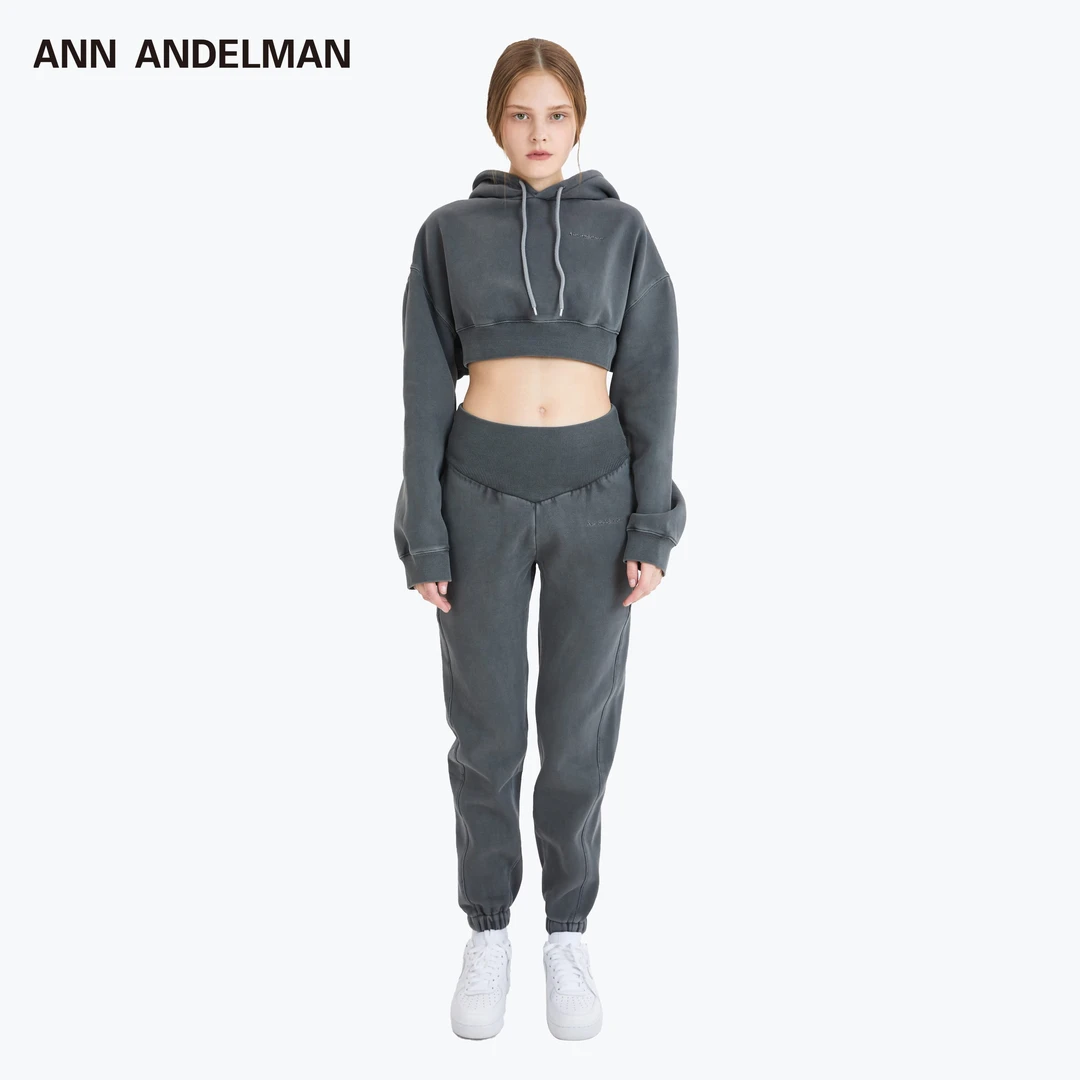 ANN ANDELMAN【商场同款新品】25春夏卫裤 松紧腰裤脚收口运动裤