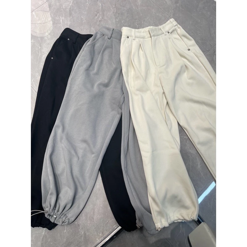 蜜地苏拉&新款卫裤钉扣#3133