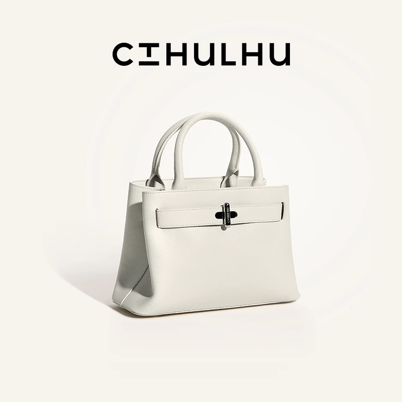 CTHULHU【凯莉包】CT303B043百搭时尚轻奢大气高级实用耐磨包包
