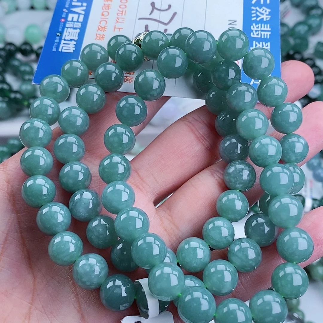 翡翠毛衣链未镶嵌