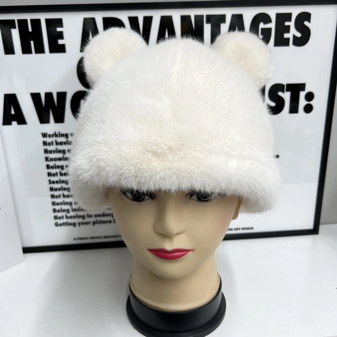 2023欧貂女款时尚帽子