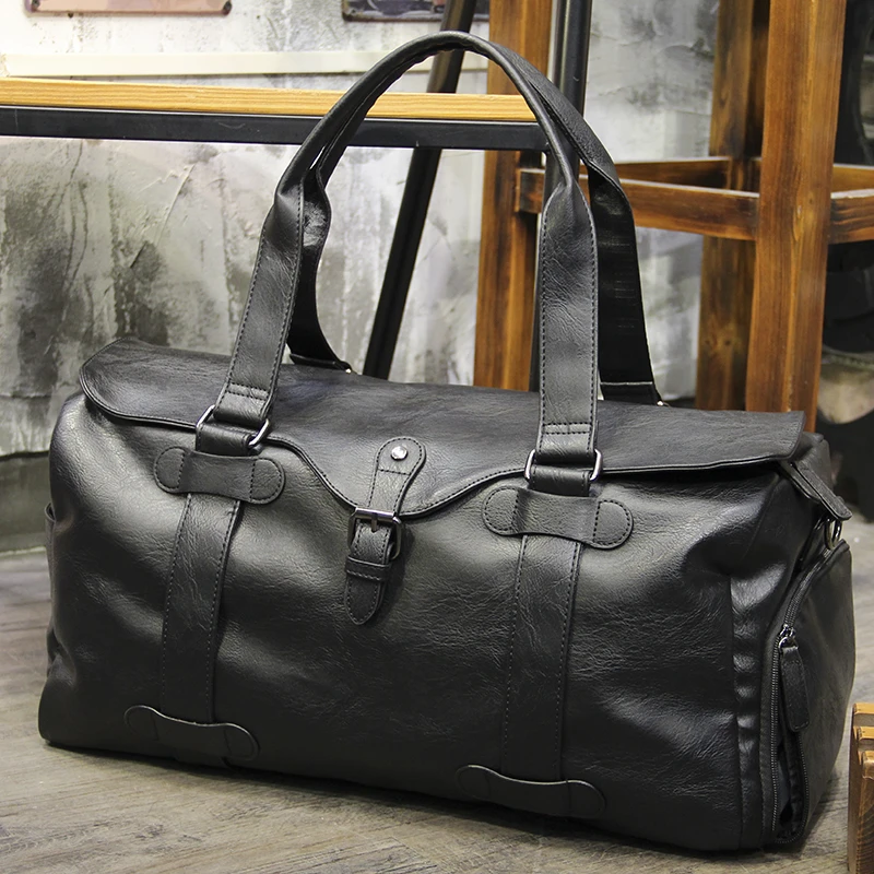 健身包男士短途旅行包干湿分离出差包登机包潮流商务运动大容量