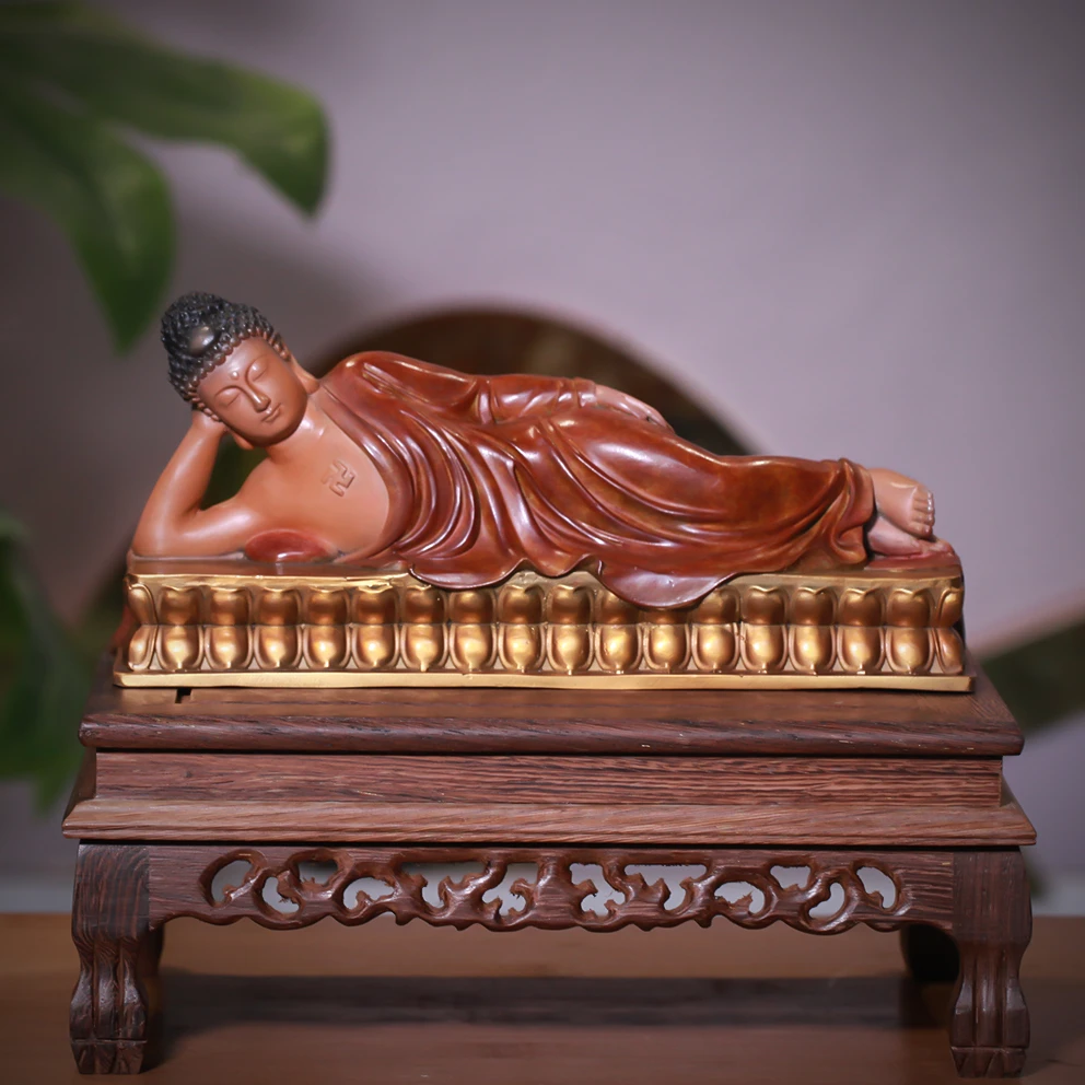 《卧佛》 黄铜 家居摆件 办公室摆件 中式摆件