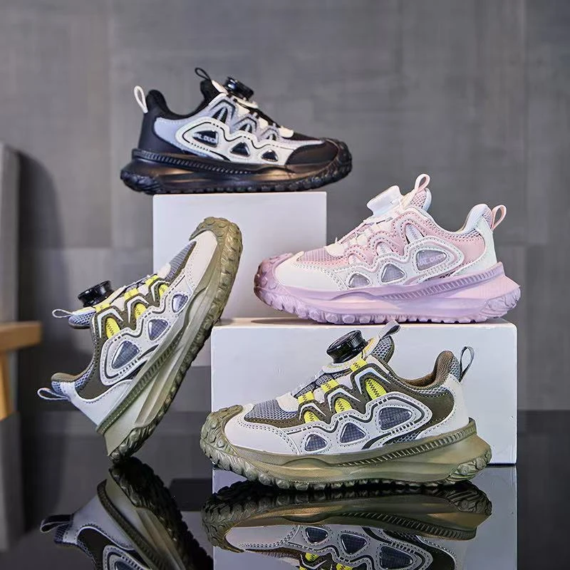 儿童春秋季新款双网耐磨软底运动鞋209码27-37