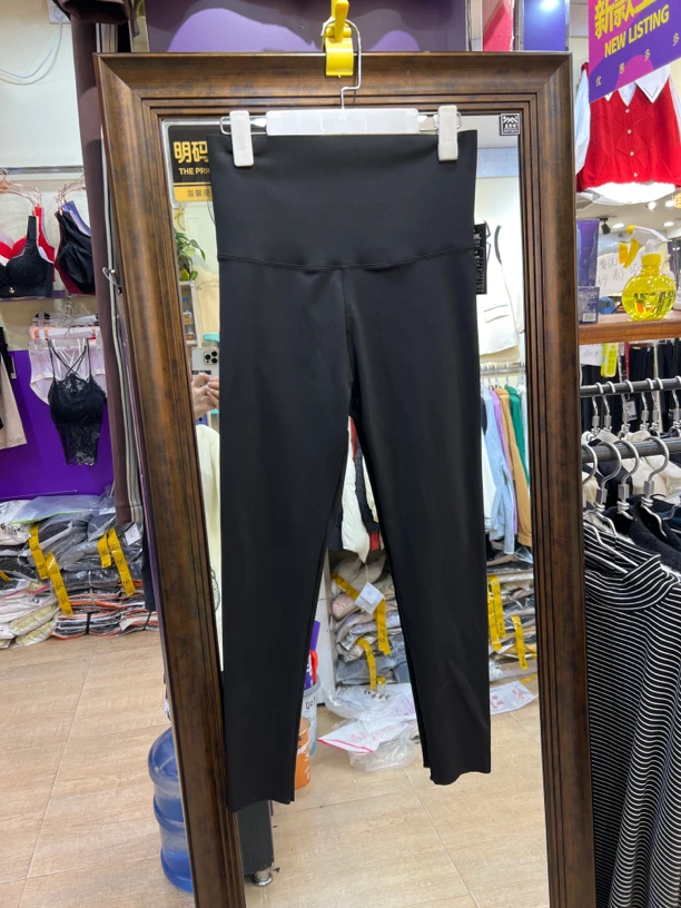 黑色打底芭比裤显瘦高腰加肥