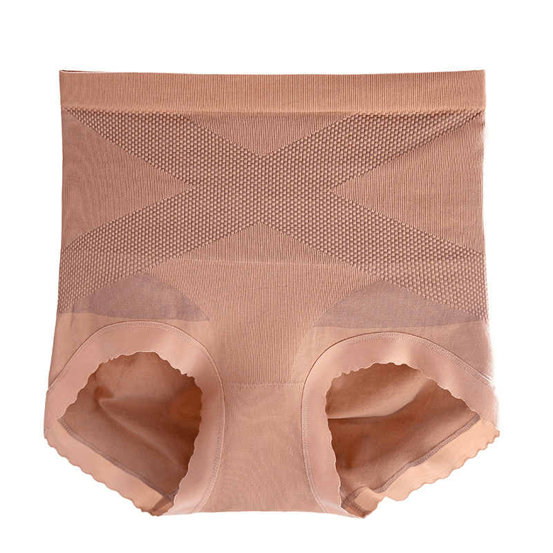 秋冬黑绷带塑身收腹裤中腰抗菌档大码塑身女高弹内裤舒适透气无痕