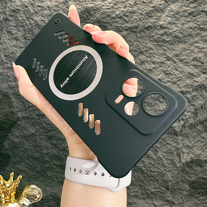 适用红米note12Pro手机壳note12新款Redmi超薄散热无边框磁吸男款
