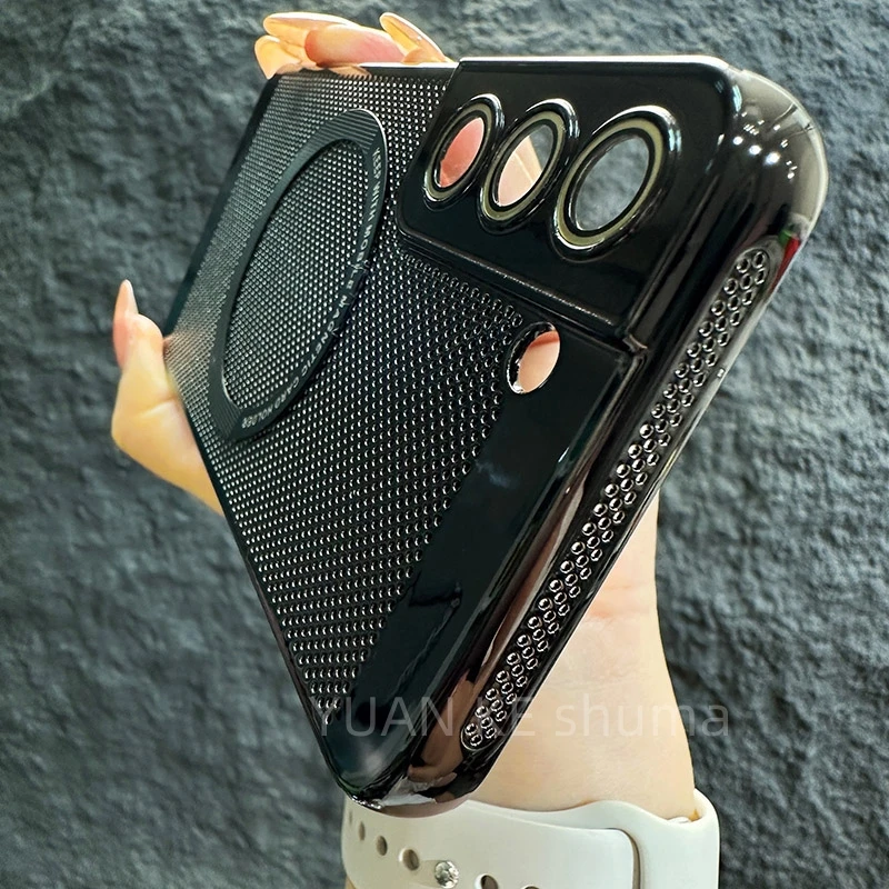 适用三星galaxys21+手机壳新款三星套s21壳电镀散热超薄磁吸男款P